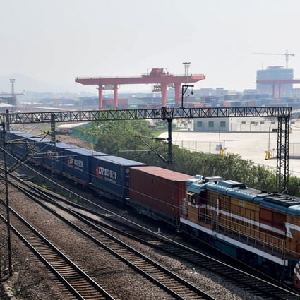 China is to boost rail freight capacity and introduce measures to incentivise its use . Photo: AFP