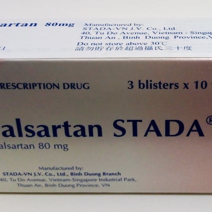Hong Kong Health Department Issues Recall For Five Heart Drugs Containing Valsartan That Was Made In China South China Morning Post