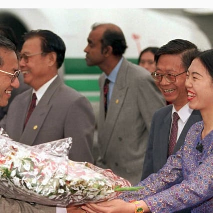 Now and then: Malaysian Prime Minister Mahathir Mohamad visits Beijing in 1996. Photo: Reuters