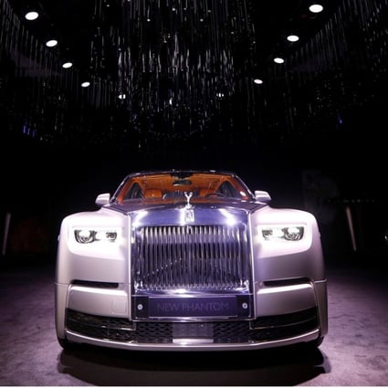 A new Rolls-Royce Phantom is premiered at an event at Bonhams and in conjunction with an exhibition of previous models of the car, in London, last July. Photo: Reuters