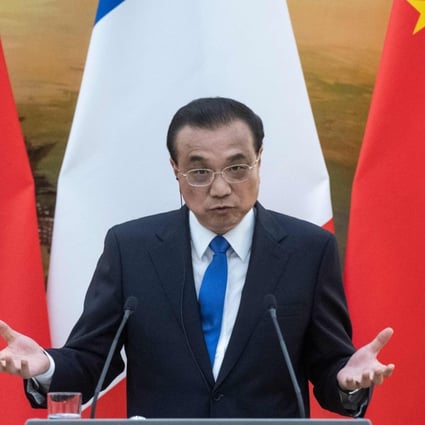Chinese Premier Li Keqiang urged deeper cooperation in conversation with the EC president, the Chinese foreign ministry said. Photo: AFP