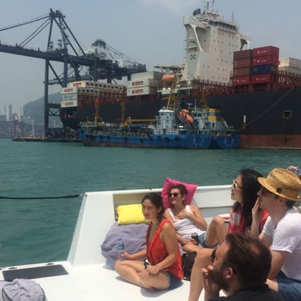 James Hargraves hosts the port tour aboard the Jungle Jane.