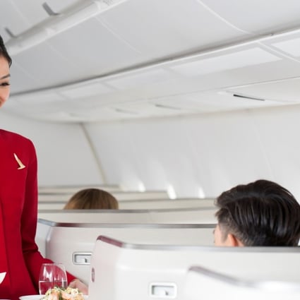 Cathay’s new hospitality led concept will see cabin crew take orders for the à la carte menu.