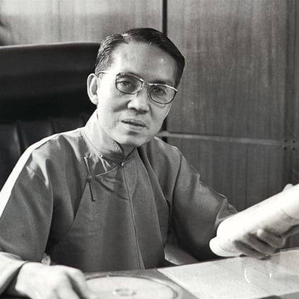 Choi Park-lai, one of Hong Kong's best-known feng shui masters, in 1973. Choi died on Thursday at 96. Photo: SCMP