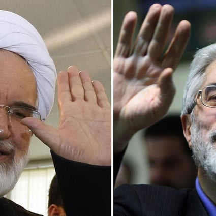 Mir Hossein Mousavi and Mehdi Karroubi were reformist candidates in the controversial election of 2009, which was won by hardliner Mahmoud Ahmedinejad. File photo: AFP