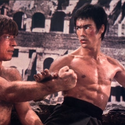 Bruce Lee in Return of the Dragon (also called Way of the Dragon), the film released a year after his death. Critic Roger Ebert called it “magnificently silly”.