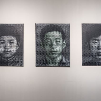 Works by Chinese artist Zhang Dali on show as part of the Alter Ego exhibition in Macau. Photo: Kitmin Lee