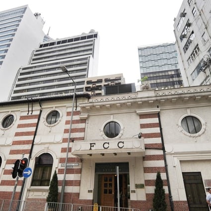 The premises of the Foreign Correspondents’ Club in Central. Photo: AFP