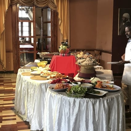 The buffet lunch at the Itegue Taitu Hotel, in Addis Ababa, Ethiopia, would have pleased the protagonist of Evelyn Waugh’s satire, Scoop, greatly. Picture: Ian Gill