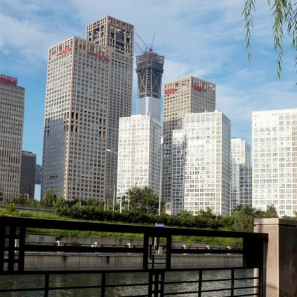 Beijing's newly-built and still expanding central business district. Photo: Reuters