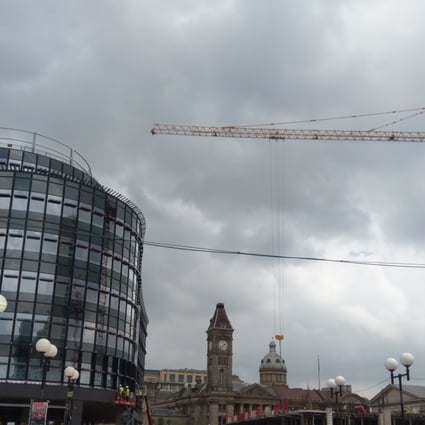 Chinese investors are looking to Birmingham as an affordable alternative to London. Above, an office-commercial-retail project is being built in the city’s downtown. Photo: SCMP/Eric Ng