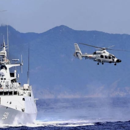 China’s Southern Theatre Command, whose area of responsibility includes the South China Sea, said its frigates had recently been involved in a naval exercise, but did not give an exact location. Photo: Weixin.qq.com