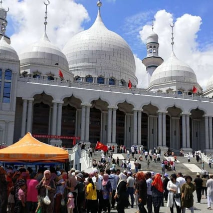 The Weizhou Grand Mosque was completed last year to replace one built in 1979. Photo: Handout
