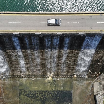 Aerial view of the Tai Tam Tuk dam. Hong Kong is actually a ‘water-scarce’ region, according to UN data. Photo: Roy Issa