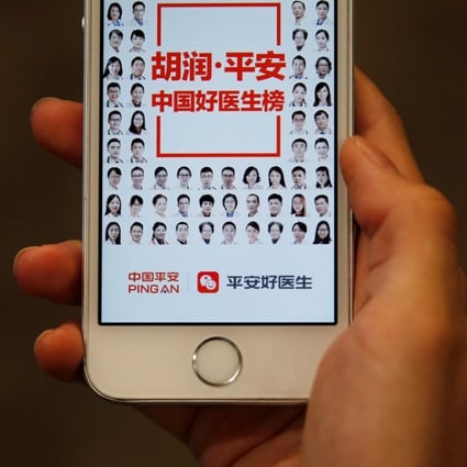 Ping An Good Doctor, an online health care platform, plans to expand its services in Southeast Asia. Photo: Reuters