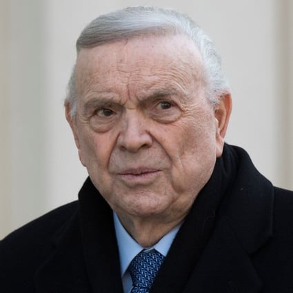 Jose Maria Marin at the federal courthouse in Brooklyn, New York last year. Photo: AFP