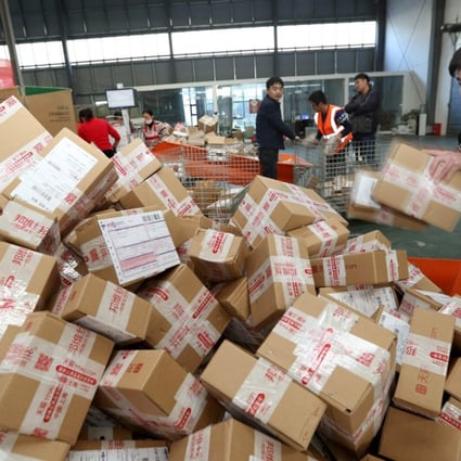 The rapid ascent of Taobao Marketplace and Tmall has helped nurture billion-dollar courier companies like SF Express and ZTO Express, which are capable of delivering packages from Shenzhen to Beijing in less than 24 hours. Photo: Agence France-Presse