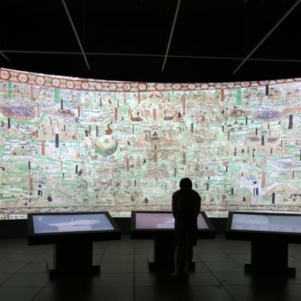 The exhibition at the Hong Kong Heritage Museum in Sha Tin uses digital scanning and multimedia to illustrate the world famous art from the Mogao caves in Dunhuang, central China. Photo: Xiaomei Chen