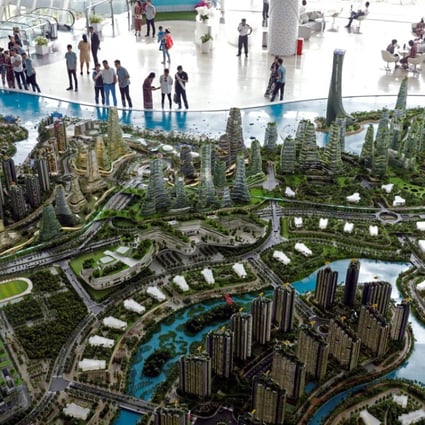 A model of the controversial Forest City development. Photo: Reuters