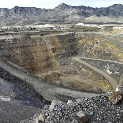 The open-pit Mountain Pass rare earths mine in California, which is now owned by a consortium that includes Chengdu-based Shenghe Resources Holding. Photo: Reuters
