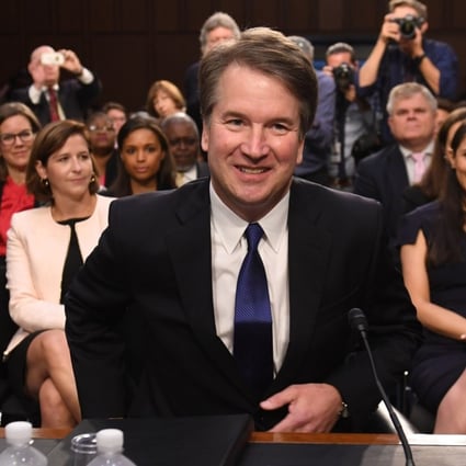 Uproar at confirmation hearing for Brett Kavanaugh, Donald ...