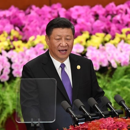 China's President Xi Jinping at the opening ceremony of the Forum on China-Africa Cooperation in the Great Hall of the People, Beijing. Photo: Reuters