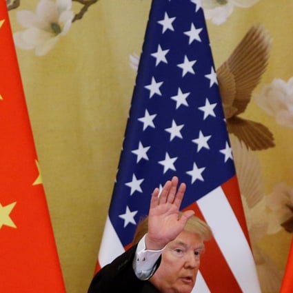 US President Donald Trump in Beijing in November. Photo: Reuters