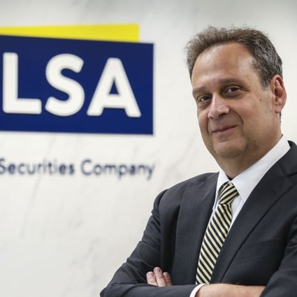 Jonathan Slone, chief executive officer of CLSA, said ‘we want to be in all areas of the Belt and Road Initiative’. Photo: Tory Ho