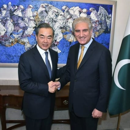 China’s Foreign Minister Wang Yi, told a joint press conference with his Pakistani counterpart Shah Mahmood Qureshi, that the CPEC plan had “not inflicted a debt burden on Pakistan”. EPA-EFE