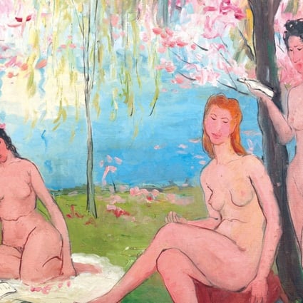 Song of Spring (Three Ladies). Oil on canvas (1941).