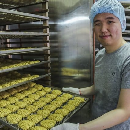 Angus Chan quit his aviation job to save his father’s noodle business. Photo: Edward Wong