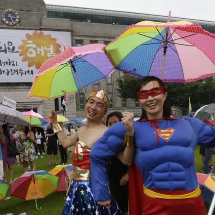 A poll last year found 58 per cent of South Koreans were against same-sex marriage. Photo: AP