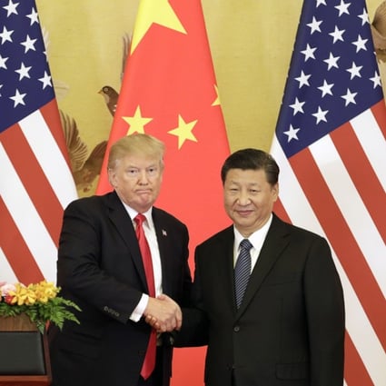President Donald Trump and Xi Jinping, China's president, in Beijing last year. Photo: Bloomberg.