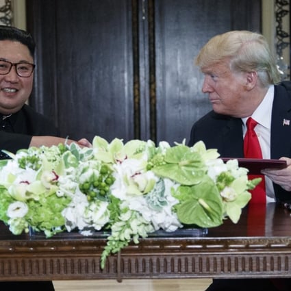 North Korean leader Kim Jong-un says his meeting with US President Donald Trump in Singapore in June has helped stabilise the situation in the region. Photo: AP
