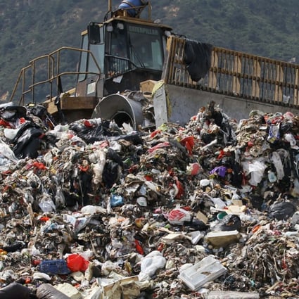 The West New Territories Landfill at Nim Wan in Tuen Mun. Photo: Edward Wong