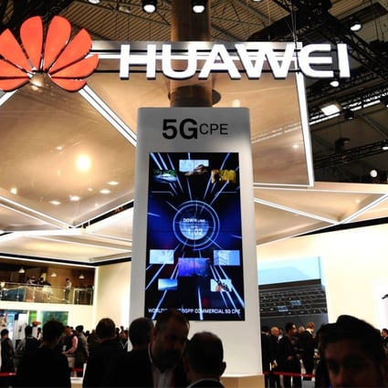 Huawei promotes its 5G technology at the 2018 Mobile World Congress in Barcelona in February this year. Photo: Xinhua