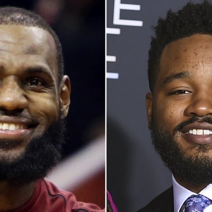 LeBron James (left) and filmmaker Ryan Coogler. James’ production company tweeted this week that Coogler would produce Space Jam 2, the sequel to the 1996 movie that featured Michael Jordan alongside Warner Bros. animated characters. Photo: AP