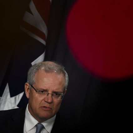 Australian Prime Minister Scott Morrison refused to deny the reports of plans to set up a naval base in PNG. Photo: Reuters