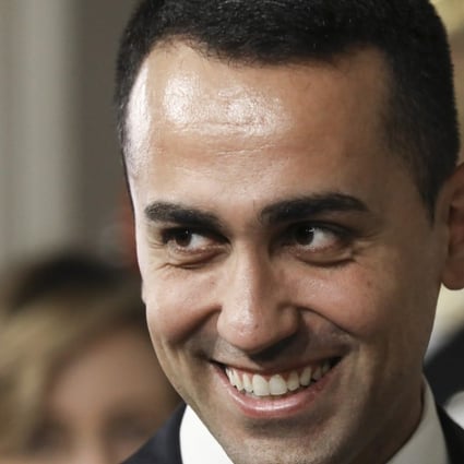 Luigi Di Maio, Italy’s deputy prime minister, said he hopes to sign a deal to work with China on its belt and road plan before the end of the year. Photo: Bloomberg