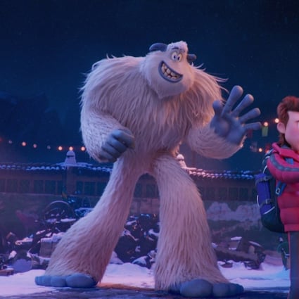 Yeti character Migo (voiced by Channing Tatum) and the human Percy (James Corden) in a still from Smallfoot (category I; English and Cantonese versions), directed by Karey Kirkpatrick and Jason Reisig.