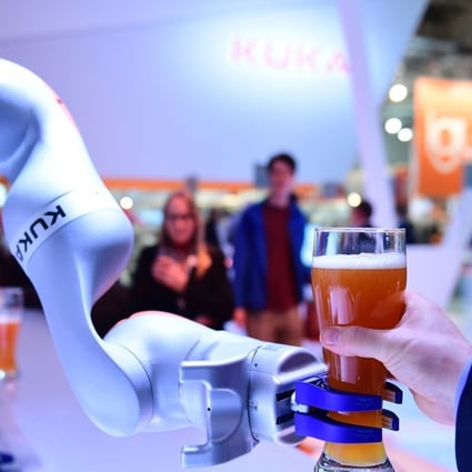Chinese appliance maker Midea and German robotics firm Kuka, which Midea bought in 2016, have three joint ventures at an industrial estate in Foshan, Guangdong province. Photo: AFP