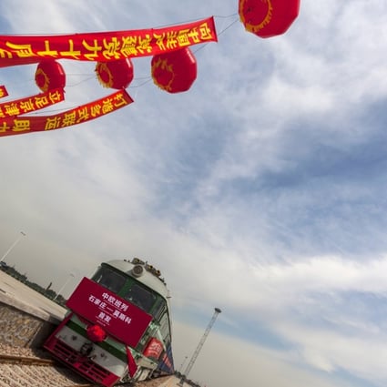 The China Railway Express China-Europe line is part of President Xi Jinping’s Belt and Road Initiative. Photo: EPA