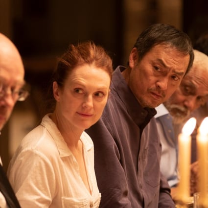 Julianne Moore and Ken Watanabe play unlikely lovers in Bel Canto (category IIB), directed by Paul Weitz. Christopher Lambert co-stars.