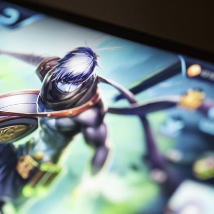 An avatar is displayed in an arranged photograph of the Honour of Kings mobile game, developed by Tencent Holdings Ltd., in Hong Kong, China Photo: Bloomberg