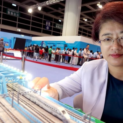 Mainland high-speed rail expert Liang Jianying. Photo: Jonathan Wong