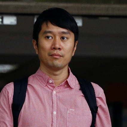 Civil rights activist Jolovan Wham leaves the State Court after a hearing in Singapore on November 29, 2017. Photo: Reuters