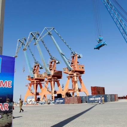 The China-Pakistan Economic Corridor port in Gwadar. Photo: Reuters