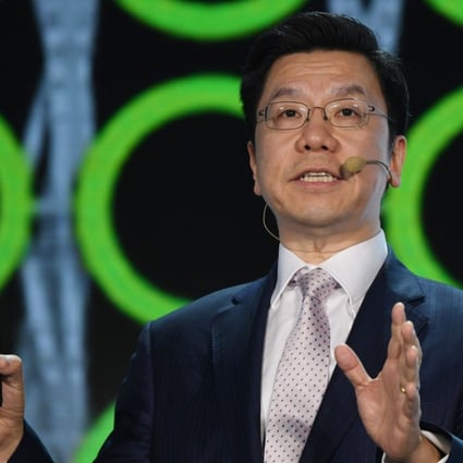 Kai-Fu Lee, chairman and chief executive of Sinovation Ventures, speaks at the Global Mobile Internet Conference in Beijing in 2017. Picture: AFP
