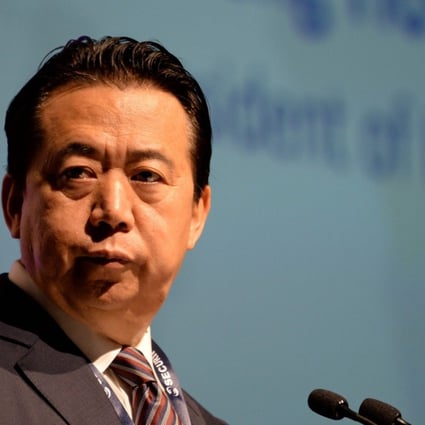Former Interpol president Meng Hongwei is under investigation for corruption in China. Photo: AFP