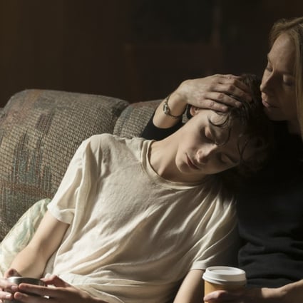 Timothee Chalamet and Amy Ryan in a still from Beautiful Boy.